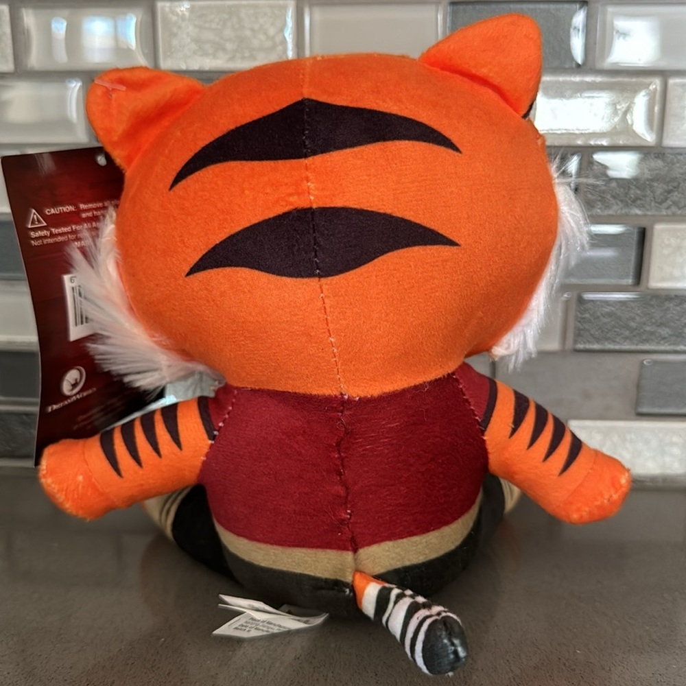 Kung Fu Panda PO TIGRESS SHIFU Sitting Plush Set Of 3 / DreamWorks / BRAND NEW - Picture 9 of 16